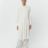 Kenza Fluid Viscose Rd Dress - Vanilla Ice