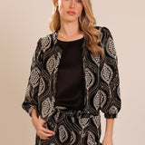 Paddle Love and Anarchy Jacket - Black