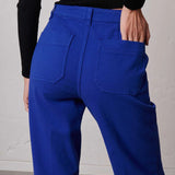 Larry Reg Trousers - Azure