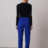 Larry Reg Trousers - Azure