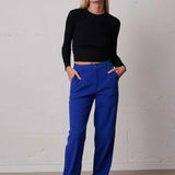 Larry Reg Trousers - Azure