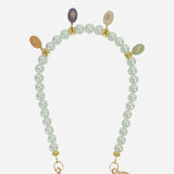 Chavi Short Phone Chain - White/Multi