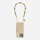 Lana Short Phone Chain - Brown