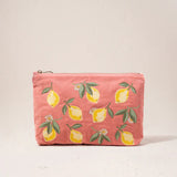 Lemon Blossom Everyday Pouch - Coral