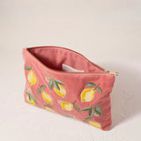 Lemon Blossom Everyday Pouch - Coral