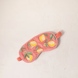 Lemon Blossom Eye Mask - Coral
