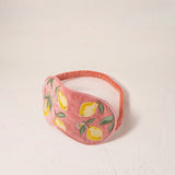 Lemon Blossom Eye Mask - Coral