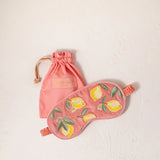 Lemon Blossom Eye Mask - Coral