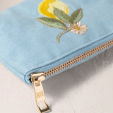 Lemon Blossom Coin Purse - French Blue