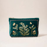 Lily of the Valley Everyday Pouch - Emerald