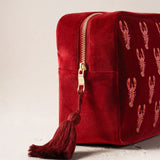 Lobster Wash Bag - Rouge