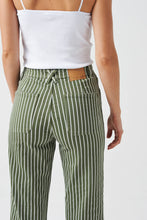 Load image into Gallery viewer, Seventy + Mochi Mabel Jeans - Striped Khaki

