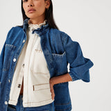 Pablo Waistcoat - Ecru Denim