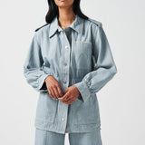 Dani Jacket - Herringbone Denim