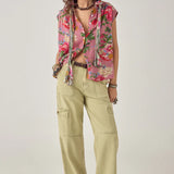 Lucas Sleeveless Top - Rouge