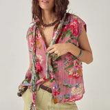 Lucas Sleeveless Top - Rouge