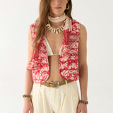 Ulrikke Waistcoat - Buleria Sangria