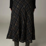 Nelly Skirt - Noir Plaid