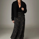 Nelly Skirt - Noir Plaid
