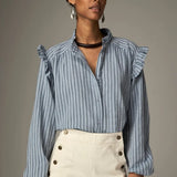 COMING SOON Nilo Shirt - Blue Mist Stripes