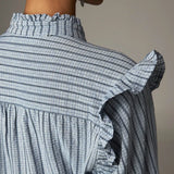COMING SOON Nilo Shirt - Blue Mist Stripes