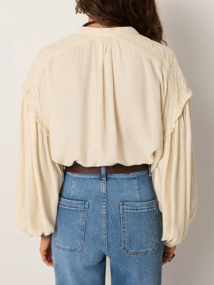 Vega Blouse - Soft Ecru