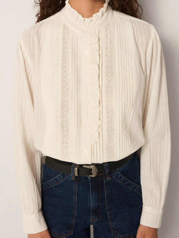 Bella Blouse - Pearl
