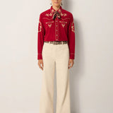 Rodeo Blouse - Red River