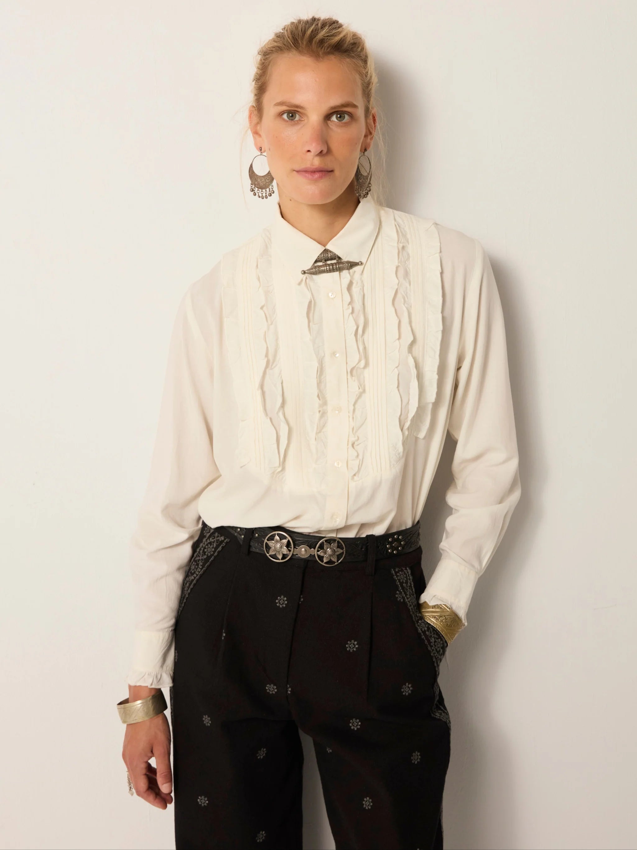 Clara Blouse - Pearl