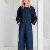 Marie Denim Jacket - Dark Denim