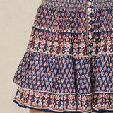 Mari Mini Skirt - Indigo