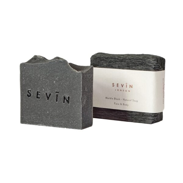 Sevin Mini Soap - Marble Black