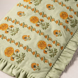 Marigolds Frill Pouch - Celadon