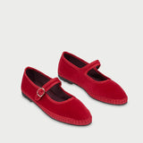 Mellark Mary Jane Shoes - Red