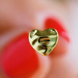 Melted Heart 1 PCS Earring - Gold