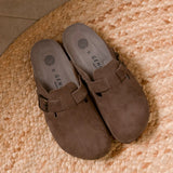 Riva Velour Clog - Terra