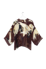 Load image into Gallery viewer, One Hundred Stars Kimono - Stork Burgundy
