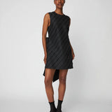 Mini Dress With Bow Detail - Black