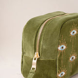 Mystical Eye Makeup Bag - Garden Green