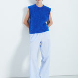 Niby Knit Vest - Blue