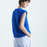 Niby Knit Vest - Blue