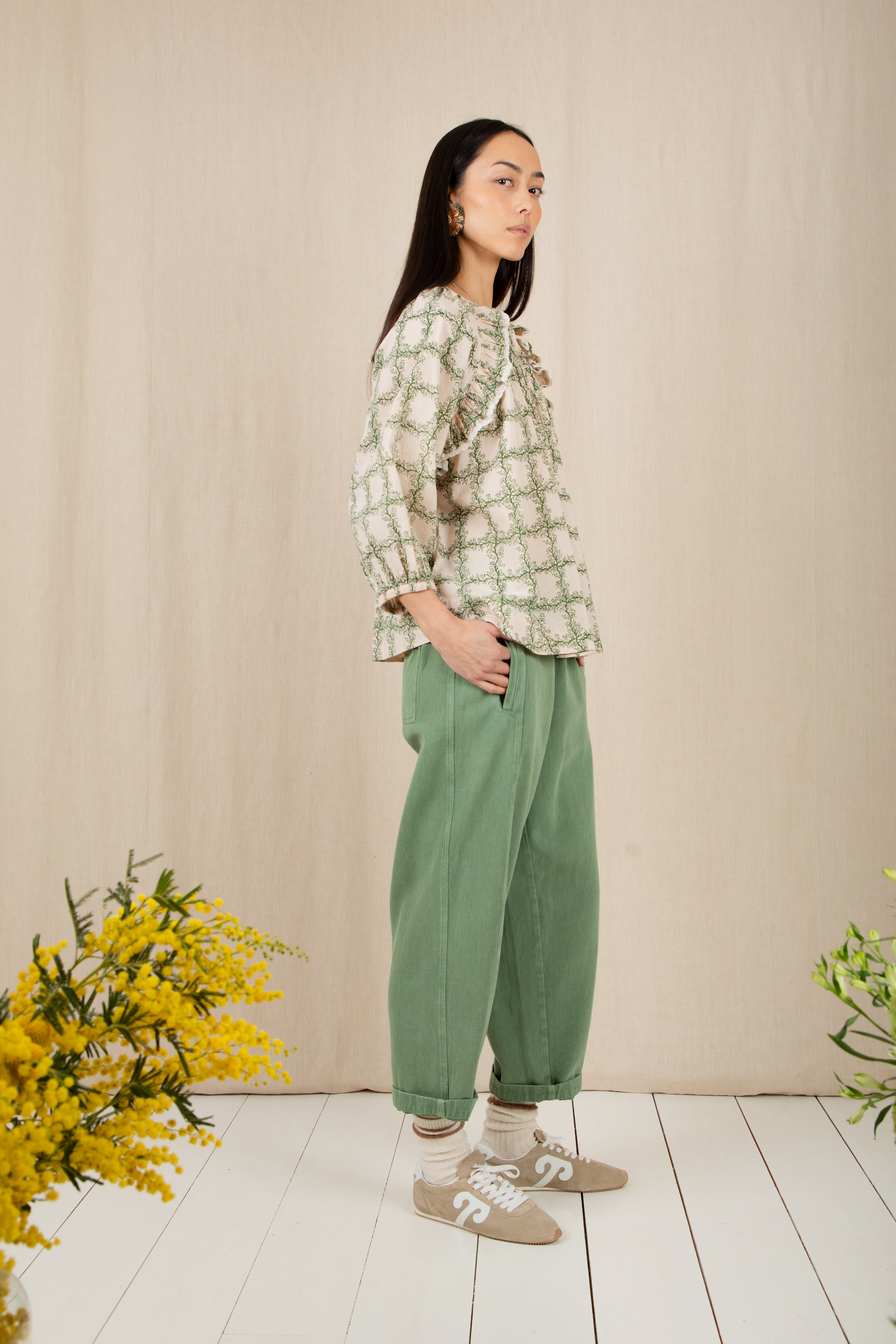 Nova Trousers - Fern