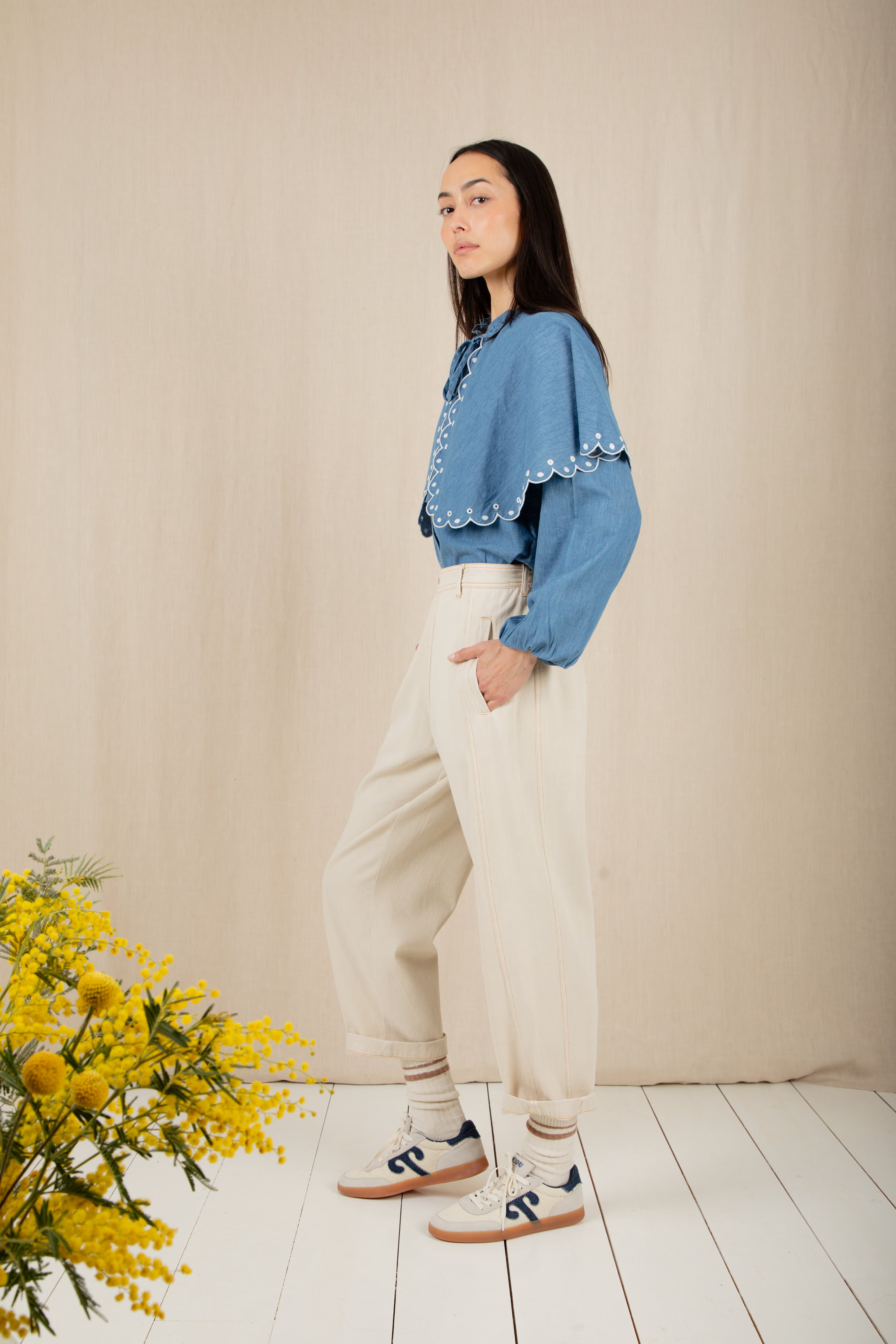 Nova Trousers - Stone
