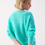 Nuggy Cardigan - Turquoise Fluo