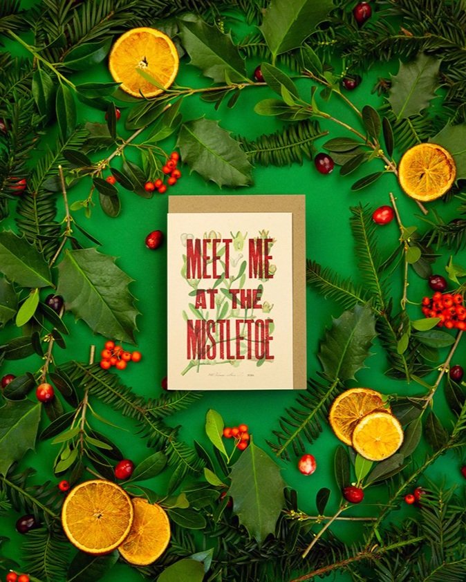 Meet Me At The Mistletoe Card