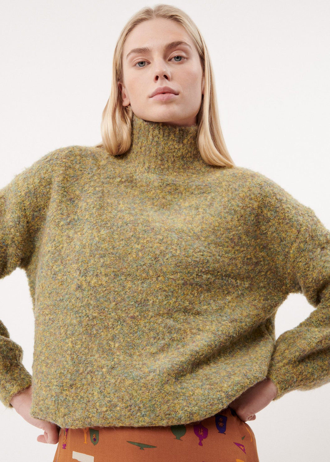 FRNCH Maya Sweater - Khaki
