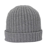 Wool & Cashmere Solid Beanie - Gris