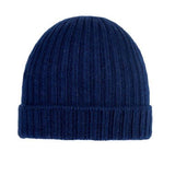 Wool & Cashmere Solid Beanie - Marino