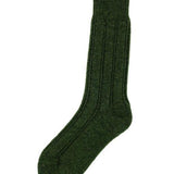 Cashmere Blend Solid Socks - Forest