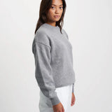 Oversized Merino Wool Crew - Scarlet Red